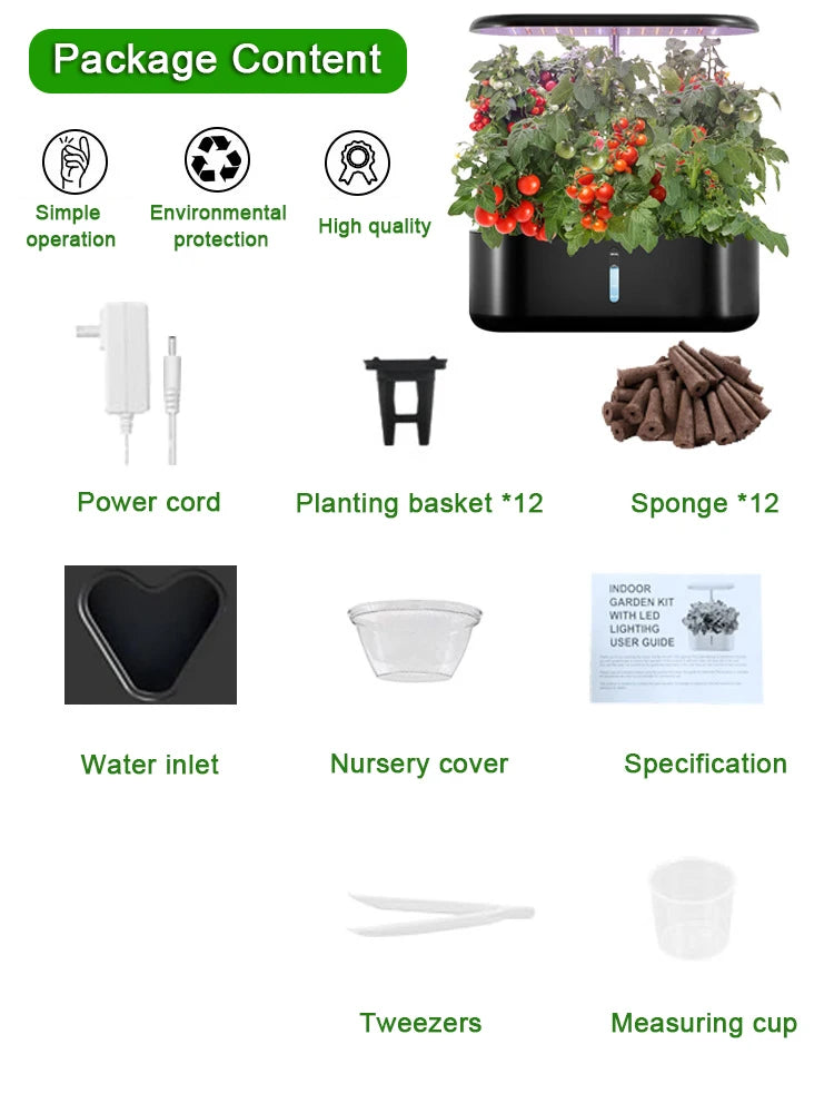 Hydroponics Growing System With 10 Pods